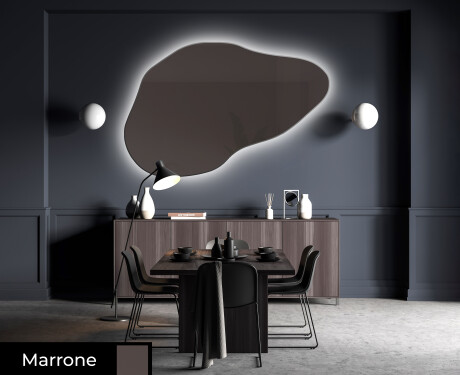 Irregolari specchio da parete moderno L180 #4