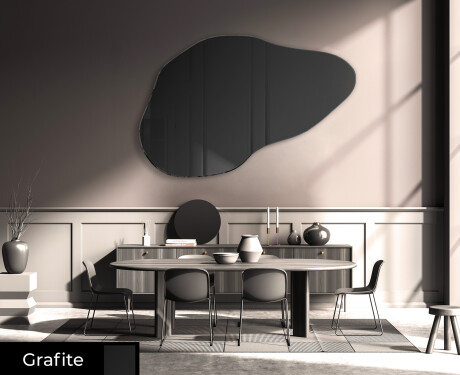 Irregolari specchio da parete moderno L180 #5