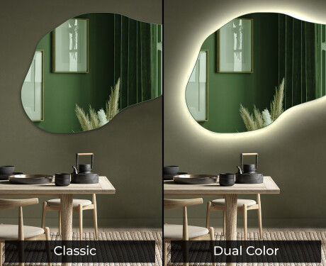 Irregolari specchio da parete moderno L180 #9