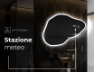 Specchio da bagno LED di forma irregolare P222 #6