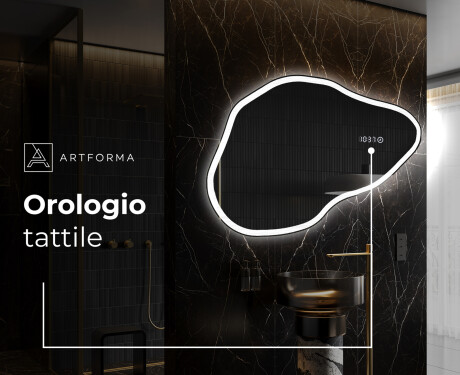 Specchio da bagno LED di forma irregolare P222 #7