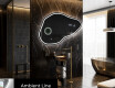 Specchio da bagno LED di forma irregolare P223 #3