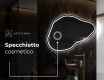 Specchio da bagno LED di forma irregolare P223 #4