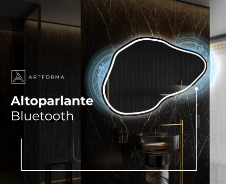 Specchio da bagno LED di forma irregolare P223 #5
