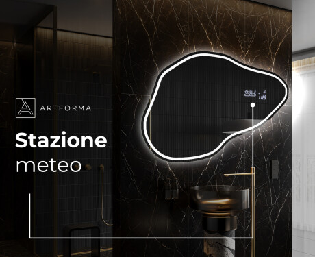 Specchio da bagno LED di forma irregolare P223 #6