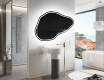 Specchio da bagno LED di forma irregolare P223 #9