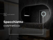 Ovale specchio moderno con luci LED L229 #5