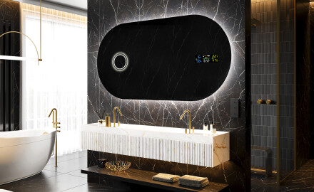 Specchio per bagno con luce Wap