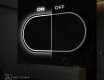 Ovale specchio moderno con luci LED L231 #3