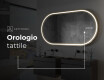 Ovale specchio moderno con luci LED L231 #9