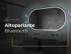 Ovale specchio moderno con luci LED L231 #6