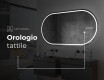 Ovale specchio moderno con luci LED L231 #8
