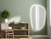 Specchio da bagno LED di forma irregolare I221 #2