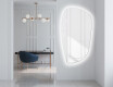 Specchio da bagno LED di forma irregolare I221 #5