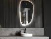 Specchio con luci grande da parete forme particolari I221 #6