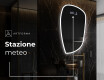 Specchio da bagno LED di forma irregolare I222 #6