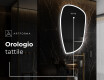 Specchio da bagno LED di forma irregolare I222 #7