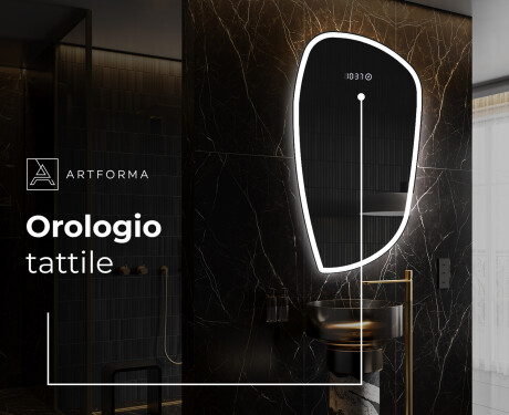 Specchio da bagno LED di forma irregolare I222 #7