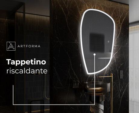Specchio da bagno LED di forma irregolare I222 #8