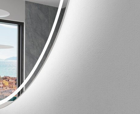 Specchio con luci grande da parete forme particolari I223 #2