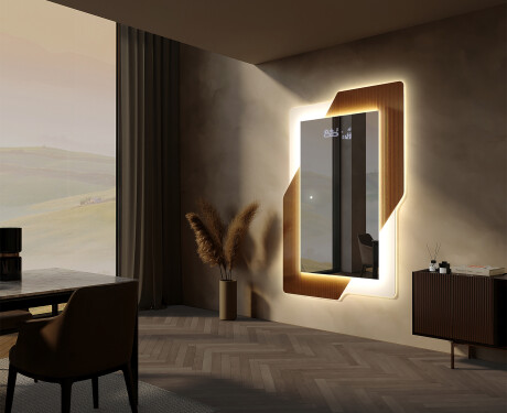 Specchio da parete rettangolare - Retro #11