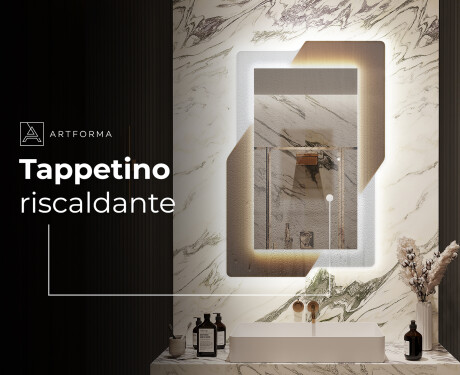 Specchio da parete rettangolare - Retro #8