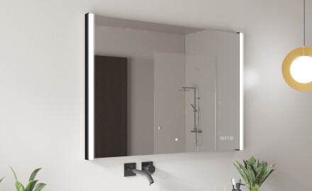 Moderno specchi LED per bagno con cornice - Superlight