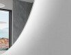 Specchio da bagno LED di forma irregolare Y221 #2