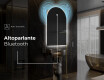 Specchio da bagno LED di forma irregolare Y221 #5
