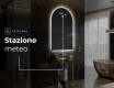 Specchio da bagno LED di forma irregolare Y221 #6
