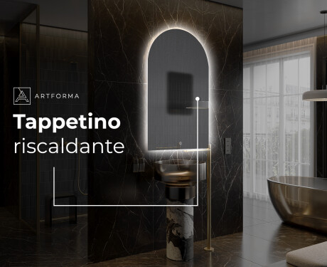 Specchio da bagno LED di forma irregolare Y221 #8