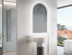 Specchio da bagno LED di forma irregolare Y222