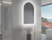 Specchio da bagno LED di forma irregolare Y222 #9