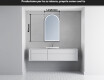 Specchio da bagno LED di forma irregolare Y223 #5
