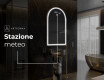 Specchio da bagno LED di forma irregolare Y223 #7