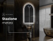 Specchio da bagno LED di forma irregolare Y223 #6