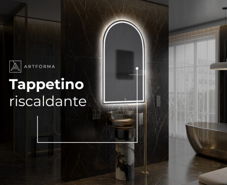 Specchio da bagno LED di forma irregolare Y223 #8