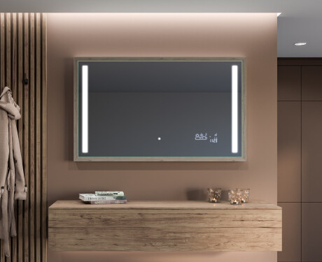 Specchio bagno LED con cornice - FrameLine L02 #12