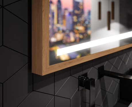 Specchio bagno LED con cornice - FrameLine L09 #3