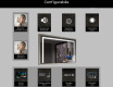 Rettangolare specchi con luci LED con cornice - FrameLine L11 #7