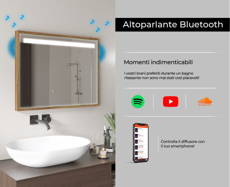 Specchio vintage da parete rettangolare - FrameLine L124 #11