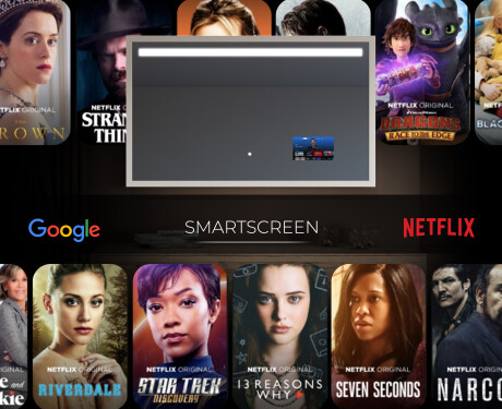 Specchio vintage da parete rettangolare - FrameLine L124 #6