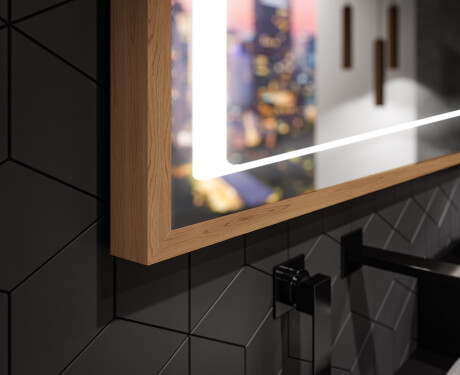 Specchio bagno LED con cornice - FrameLine L61 #3