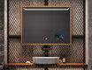 Specchio bagno LED con cornice - FrameLine L128