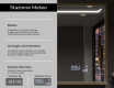 Specchio bagno LED con cornice - FrameLine L128 #8