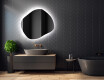 Specchio da bagno LED di forma irregolare R221 #2
