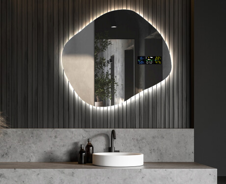 Specchio con LED decorativi da parete R221 #6