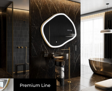 Specchio Con Luce Led Da 141x70 Cm Anti-appannamento