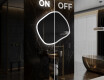 Specchio da bagno LED di forma irregolare R222 #3