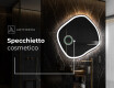 Specchio da bagno LED di forma irregolare R222 #5